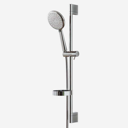 Saliscendi Livorno con asta in ottone e doccia anticalcare ABS a 3 getti by CeramicStore | Lo specialista del tuo bagno