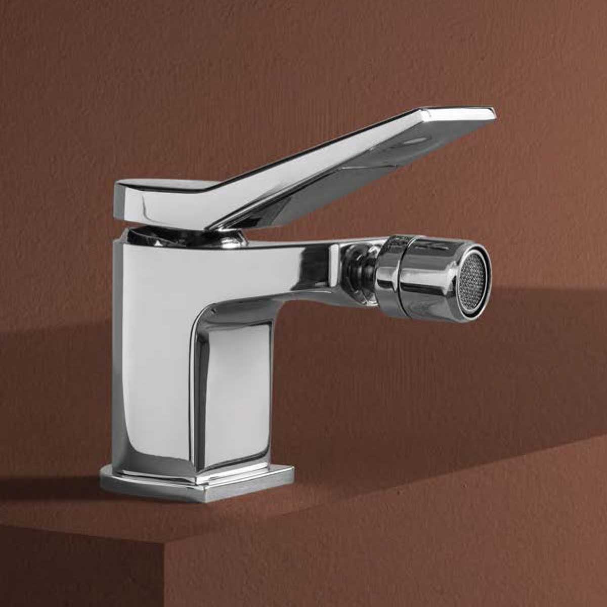 Miscelatore monocomando per bidet con scarico 1''1/4 serie Niagara in ottone cromato by CeramicStore | Lo specialista del tuo bagno