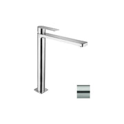 Miscelatore lavabo prolungato senza scarico serie Tango modello TA081ST steel looking Paffoni by CeramicStore | Lo specialista del tuo bagno