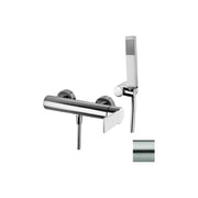 Miscelatore doccia con duplex serie Tango modello TA168DST steel looking Paffoni by CeramicStore | Lo specialista del tuo bagno