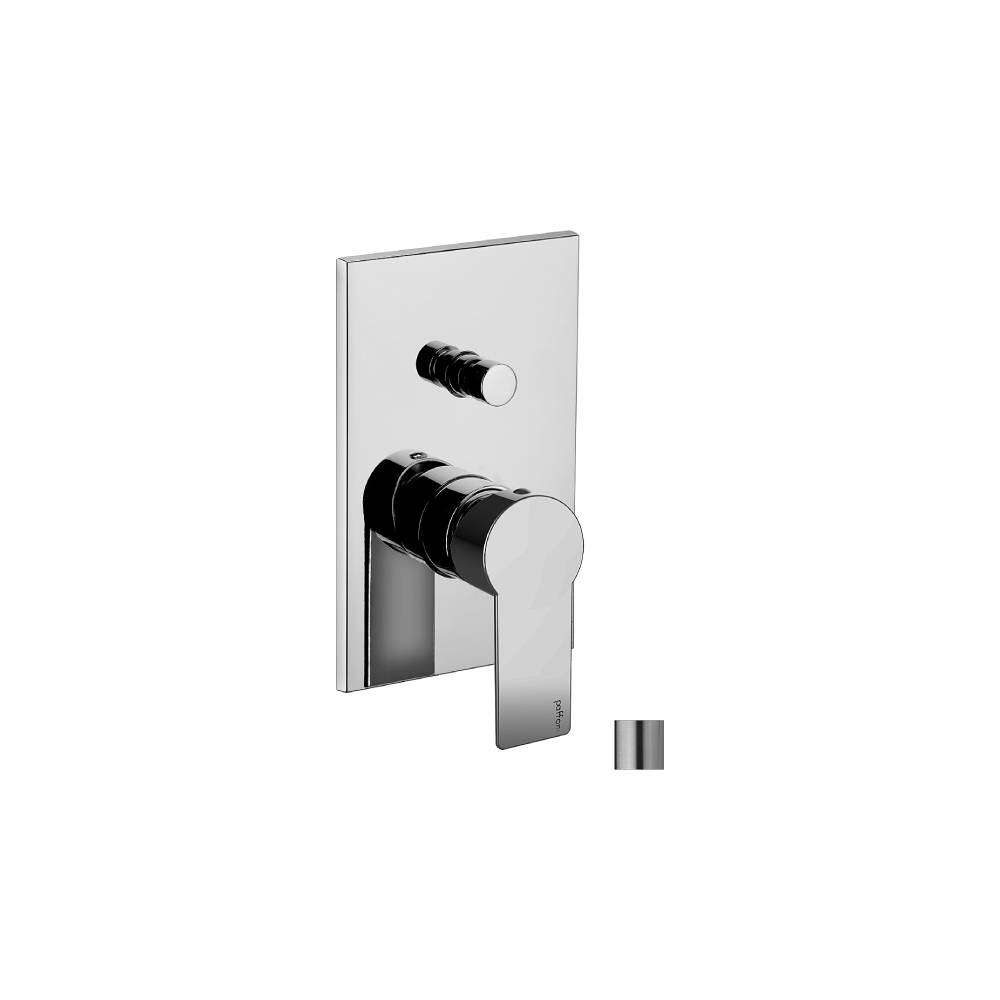 Miscelatore doccia serie Tango modello TA015ST/M steel looking Paffoni by CeramicStore | Lo specialista del tuo bagno
