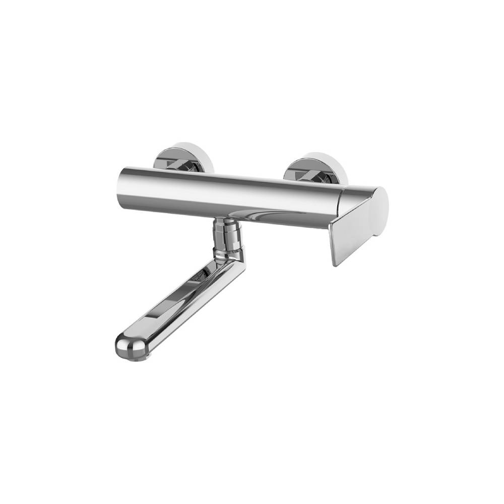 Miscelatore lavello a parete serie Tango modello TA161ST steel looking Paffoni by CeramicStore | Lo specialista del tuo bagno