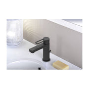Miscelatore lavabo serie Ringo modello RIN075NO colore nero opaco Paffoni by CeramicStore | Lo specialista del tuo bagno
