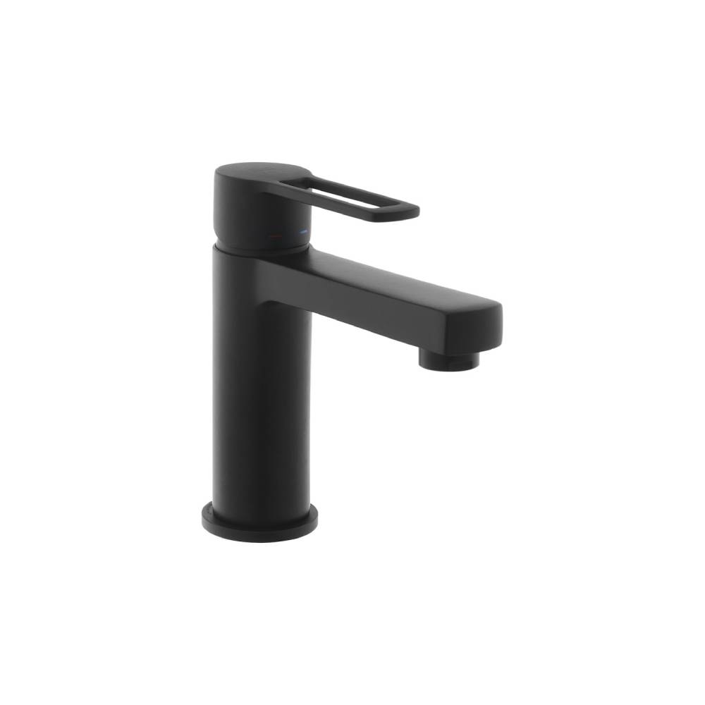 Miscelatore lavabo serie Ringo modello RIN071KNO con scarico clic-clac colore nero opaco Paffoni by CeramicStore | Lo specialista del tuo bagno
