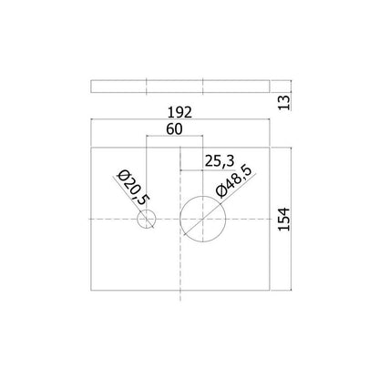 Miscelatore incasso con deviatore PBOX 015 piastra ABS serie Ringo modello RINBOX015CR cromo Paffoni by CeramicStore | Lo specialista del tuo bagno