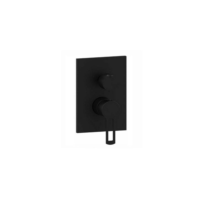 Miscelatore doccia 2 uscite serie Ringo modello RIN018NO/M colore nero opaco Paffoni by CeramicStore | Lo specialista del tuo bagno