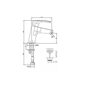 Set di Rubinetti per Lavabo e Bidet cromato con Piletta e Saltello collezione Hike di Argo Rubinetterie by CeramicStore | Lo specialista del tuo bagno