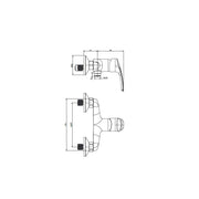 Set di Rubinetti per Doccia Esterno, lavabo, Bidet cromato con Piletta e Saltello collezione Hike di Argo Rubinetterie by CeramicStore | Lo specialista del tuo bagno
