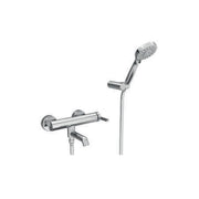 Miscelatore monocomando per vasca con kit doccino RubiFlux serie Tundra - Cromo by CeramicStore | Lo specialista del tuo bagno