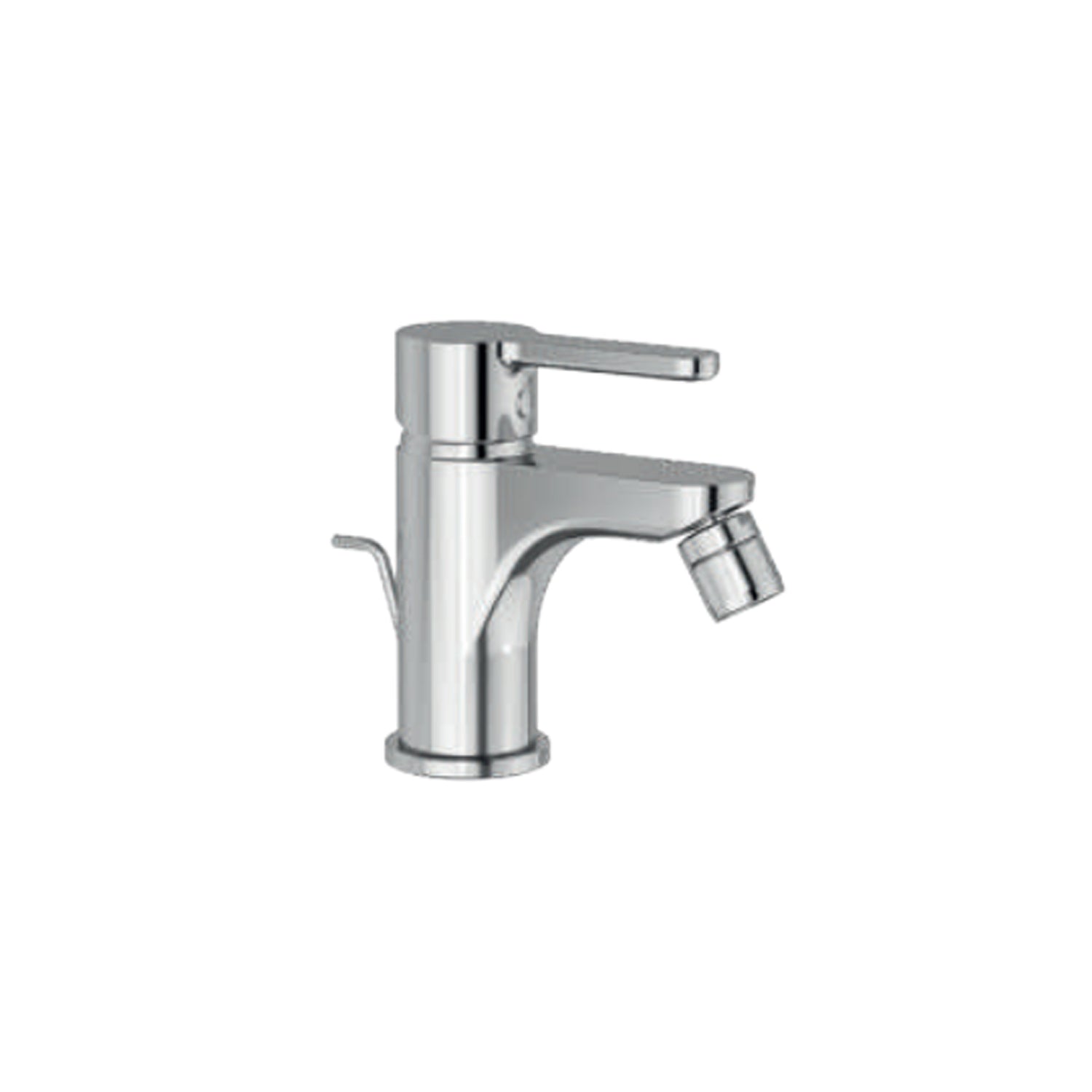 Miscelatore monocomando bidet con scarico RubiFlux serie Lume - Cromo by CeramicStore | Lo specialista del tuo bagno