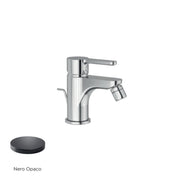 Miscelatore monocomando bidet con scarico RubiFlux serie Lume - Nero Opaco by CeramicStore | Lo specialista del tuo bagno