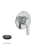 Miscelatore monocomando da incasso per doccia RubiFlux serie Lume - Nero Opaco by CeramicStore | Lo specialista del tuo bagno
