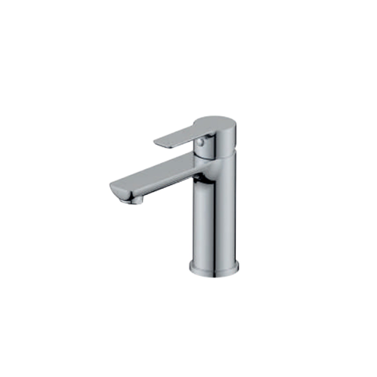 Miscelatore monocomando lavabo con scarico RubiFlux serie Zea - Cromo by CeramicStore | Lo specialista del tuo bagno