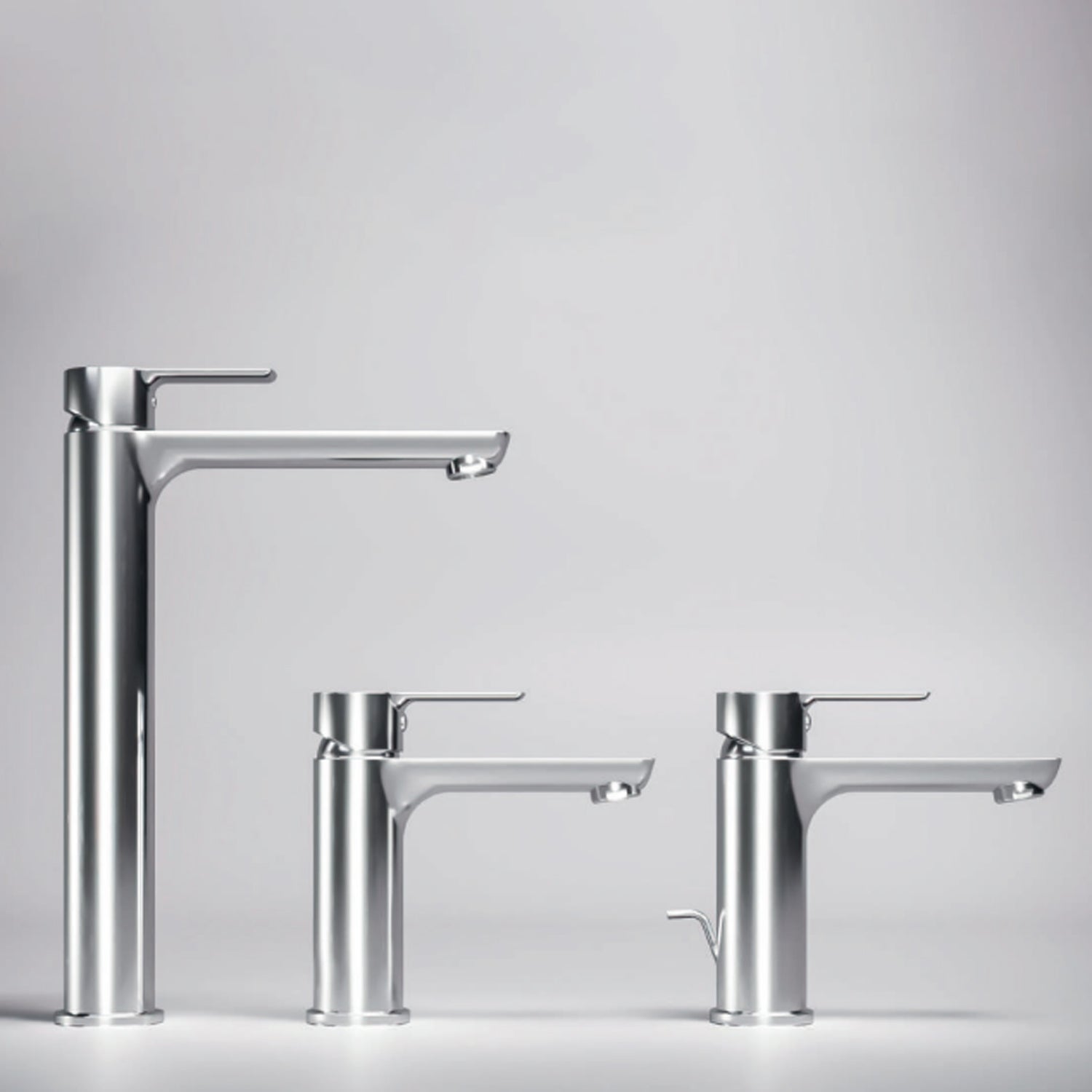 Miscelatore monocomando lavabo alto RubiFlux serie Zea - Cromo by CeramicStore | Lo specialista del tuo bagno