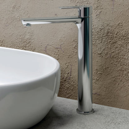 Miscelatore monocomando lavabo alto RubiFlux serie Zea - Cromo by CeramicStore | Lo specialista del tuo bagno