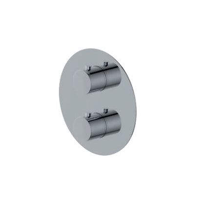 Miscelatore monocomando incasso termostatico con deviatore RubiFlux serie Zea - Cromo by CeramicStore | Lo specialista del tuo bagno