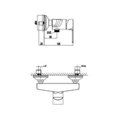 Miscelatore monocomando esterno per doccia RubiFlux serie Zea - Cromo by CeramicStore | Lo specialista del tuo bagno