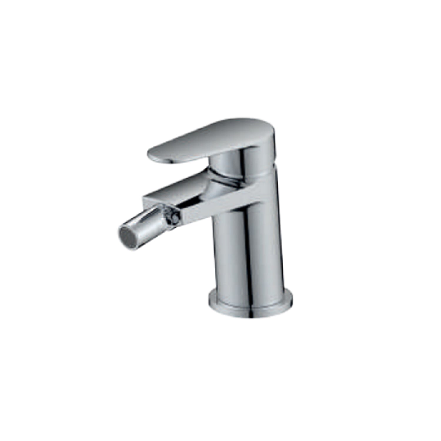 Miscelatore monocomando inclinato bidet con scarico RubiFlux serie Ampra - Cromo by CeramicStore | Lo specialista del tuo bagno