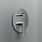 Miscelatore monocomando da incasso per doccia con deviatore RubiFlux serie Ampra - Cromo by CeramicStore | Lo specialista del tuo bagno