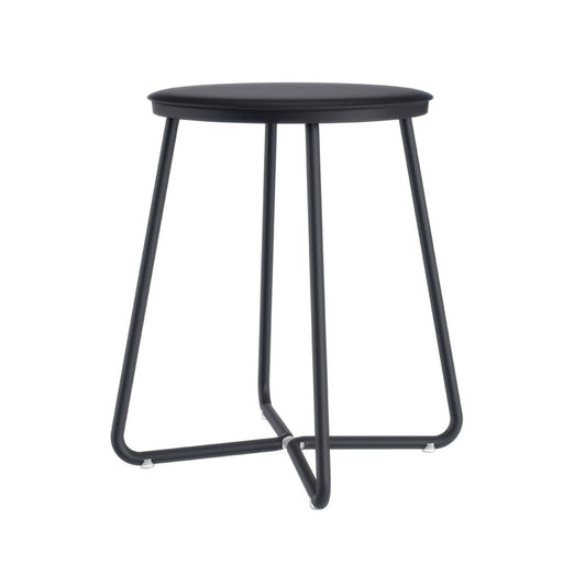 Sgabello bagno da appoggio in acciaio inossidabile della collezione 'Geyser' by Cosmic - Nero satinato