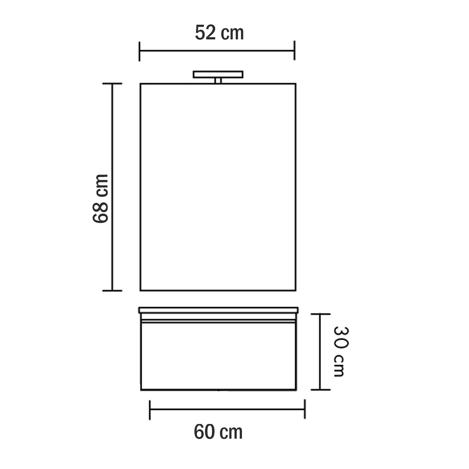 Composizione sospesa Shanti base con lavabo, specchio e led 60cm lino by CeramicStore | Lo specialista del tuo bagno