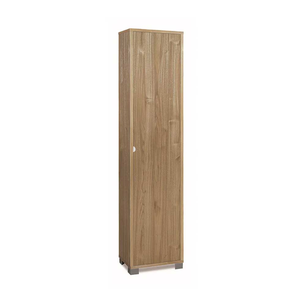 Mobile Colonna da Bagno 1 Anta finitura Struttura Noce Stelvio / Finitura Frontale Noce Stelvio by Sarmog by CeramicStore | Lo specialista del tuo bagno