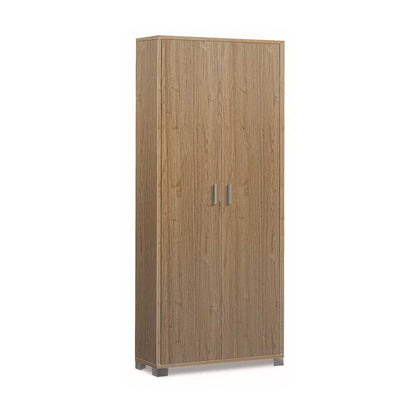 Mobile Armadio a 2 ante e 8 ripiani finitura Struttura Noce Stelvio / Finitura Frontale Noce Stelvio by Sarmog by CeramicStore | Lo specialista del tuo bagno