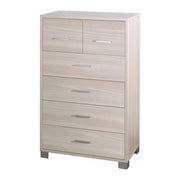 Mobile Cassettiera Verticale a 4 + 2 cassetti finitura Struttura Olmo Chiaro / Finitura Frontale Olmo Chiaro by Sarmog by CeramicStore | Lo specialista del tuo bagno