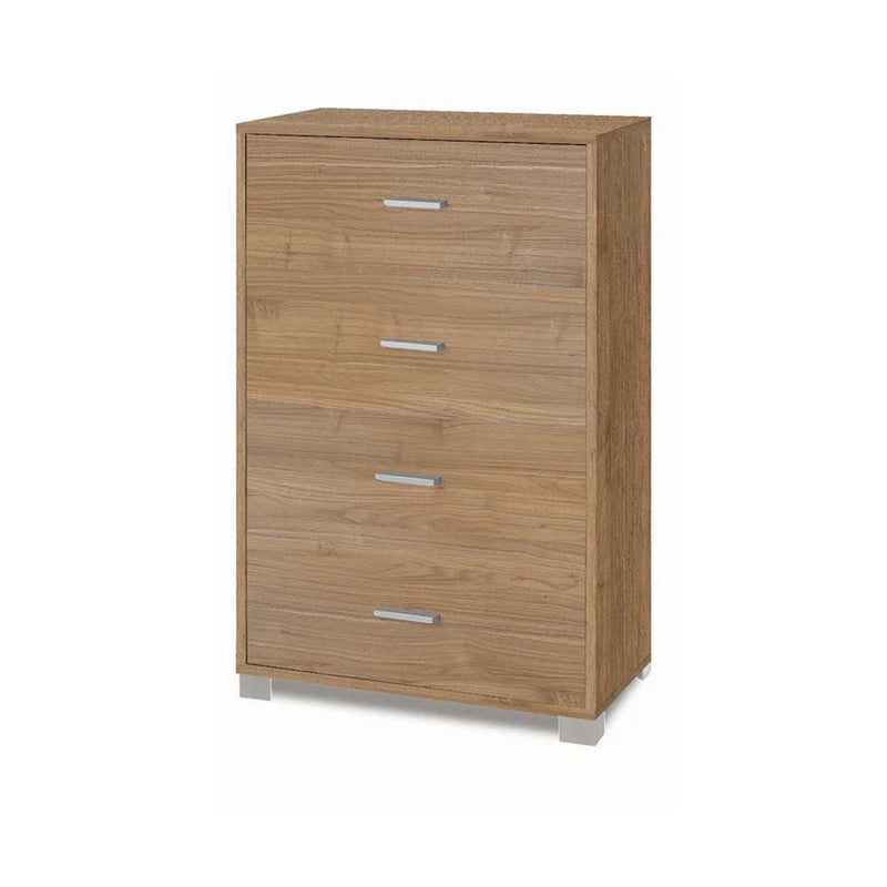 Mobile Cassettiera Verticale a 4 cassetti finitura Struttura Noce Stelvio / Finitura Frontale Noce Stelvio by Sarmog by CeramicStore | Lo specialista del tuo bagno