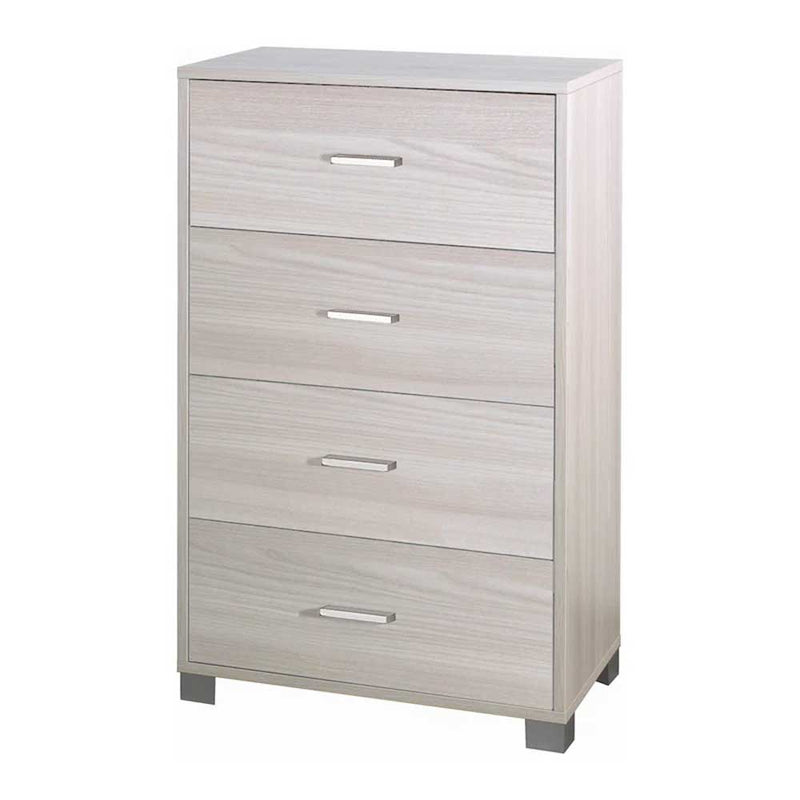 Mobile Cassettiera Verticale a 4 cassetti finitura Struttura Olmo Chiaro / Finitura Frontale Olmo Chiaro by Sarmog by CeramicStore | Lo specialista del tuo bagno