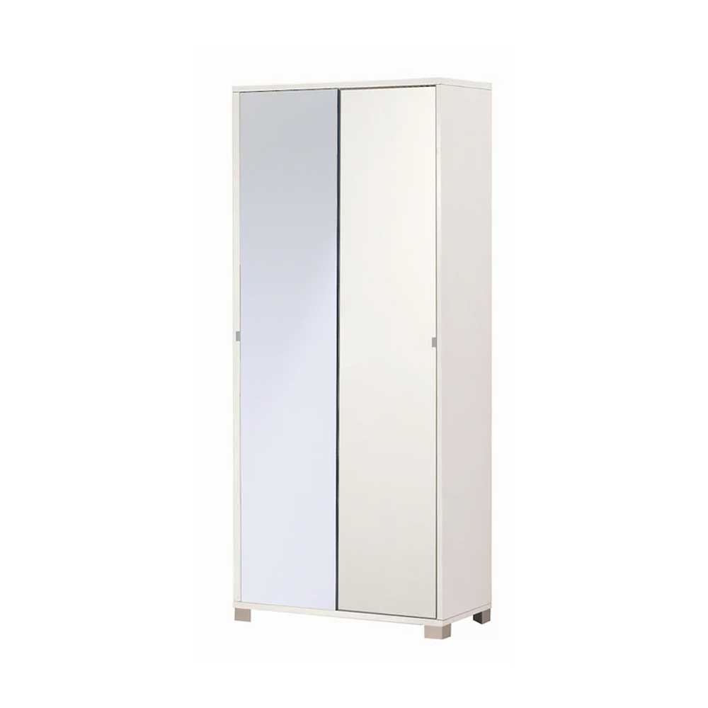 Mobile Armadio a 2 Ante con apertura scorrevole finitura Struttura Bianco Fiammato / Finitura Specchio Naturale by Sarmog by CeramicStore | Lo specialista del tuo bagno