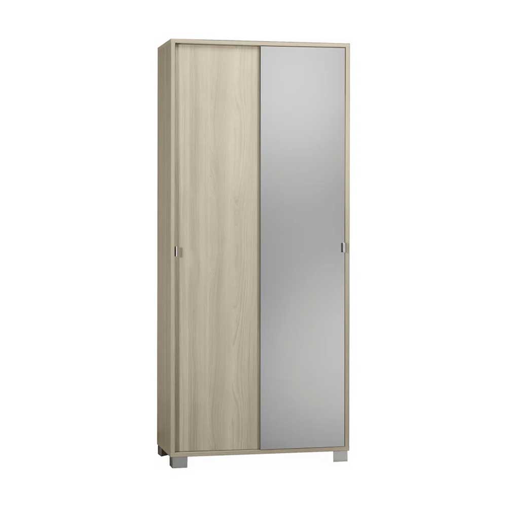 Mobile Armadio a 2 Ante con apertura scorrevole finitura Struttura Olmo Chiaro / Finitura Specchio Naturale by Sarmog by CeramicStore | Lo specialista del tuo bagno
