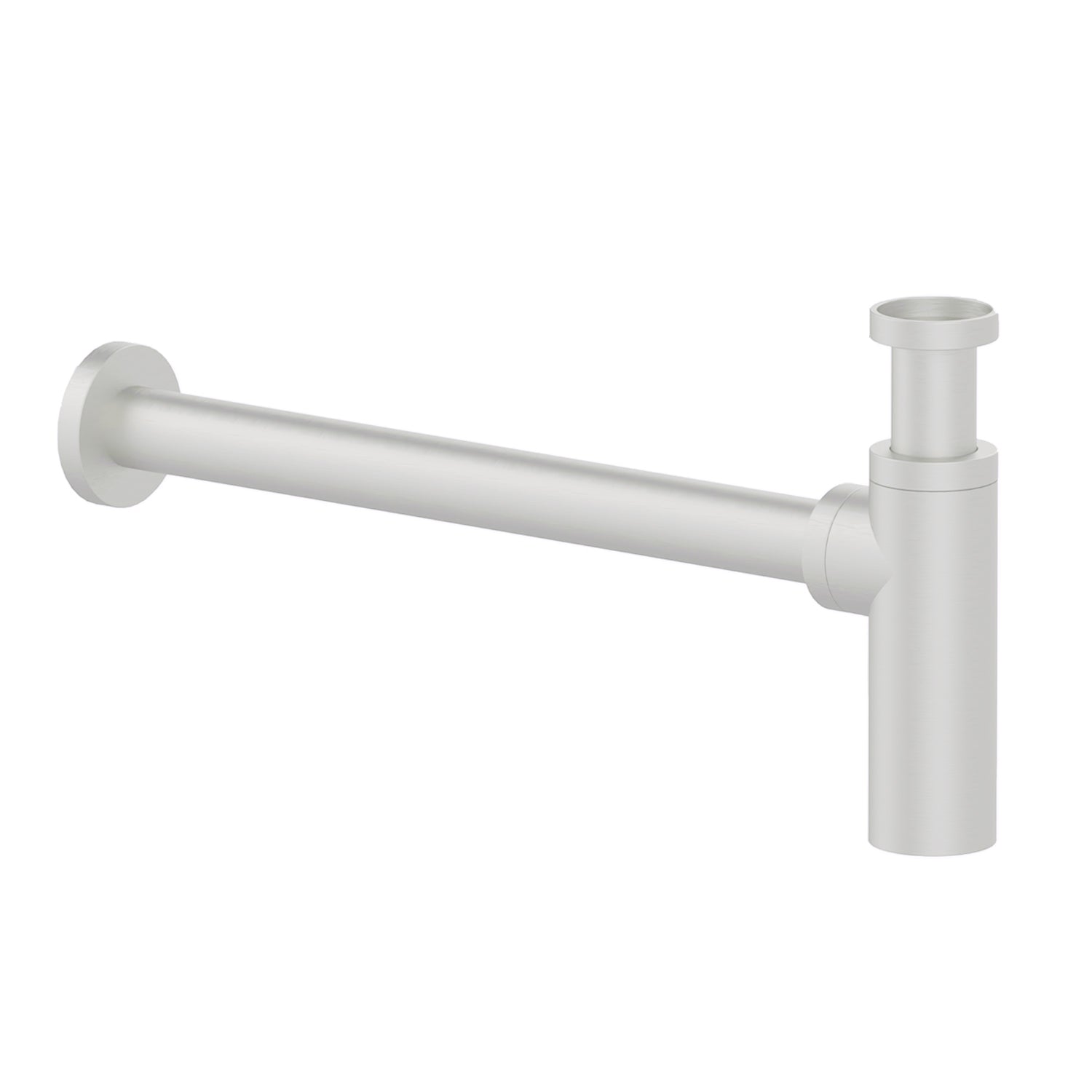Sifone d'arredo Minimal in ottone verniciato bianco 30 cm by CeramicStore | Lo specialista del tuo bagno