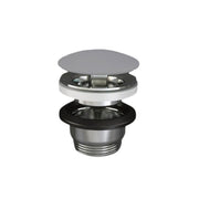 Piletta Free Flow con tappo tondo grigio opaco per lavabi Sensation senza troppo pieno by CeramicStore | Lo specialista del tuo bagno