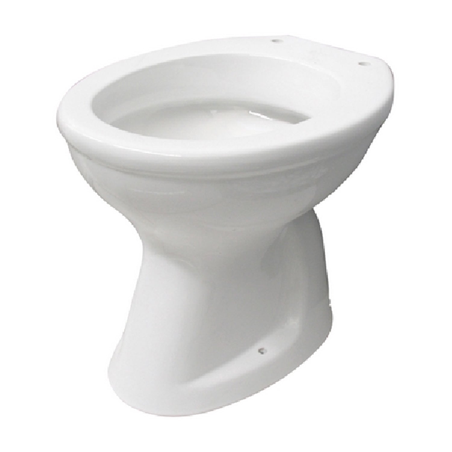 Vaso in ceramica serie Kaila con scarico a muro 48x38x40h cm - Bianco