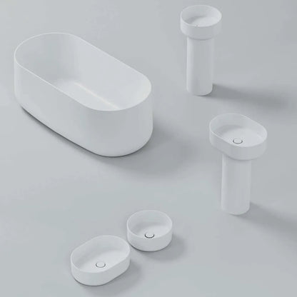 Vasca da bagno Azzurra serie Aurea 155x80x58 cm - Bianco lucido by CeramicStore | Lo specialista del tuo bagno