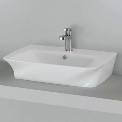 Lavabo sospeso o da appoggio Ceramica Azzurra serie Hera 78x43x14