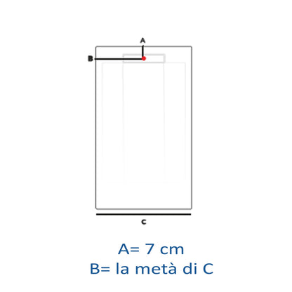 Piatto doccia in resina modello Titano 70x70 cm bianco effetto pietra by CeramicStore | Lo specialista del tuo bagno