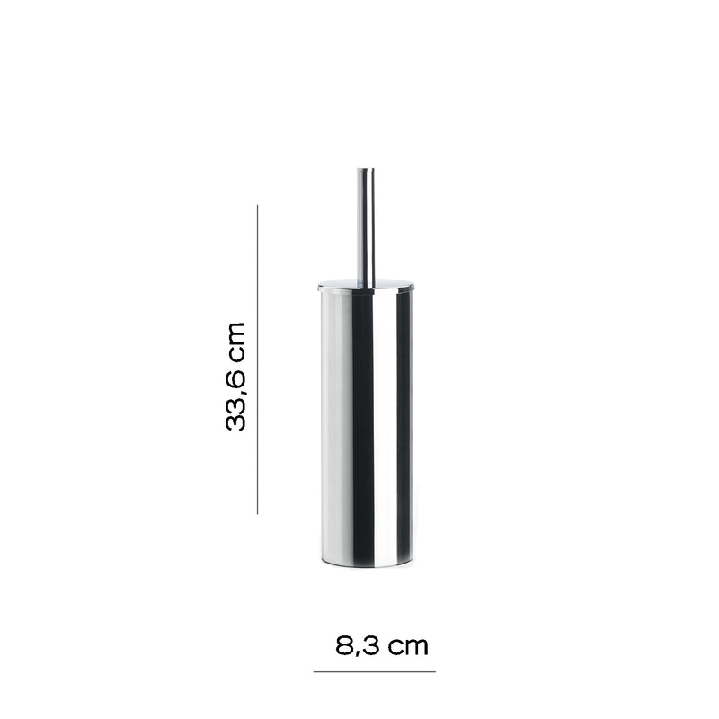 3633-13 - Scopino WC Gedy Mercurio 8,3x8,3x33,6 cm €“ Acciaio inox cromato by CeramicStore | Lo specialista del tuo bagno