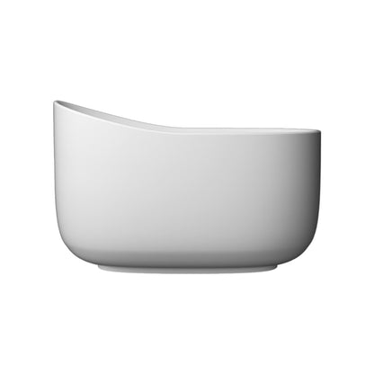 Vasca ovale Koi 135x78xH85 cm free-standing in Livingtec® - Bianco opaco by CeramicStore | Lo specialista del tuo bagno