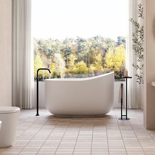 Vasca ovale Koi 135x78xH85 cm free-standing in Livingtec® - Bianco opaco by CeramicStore | Lo specialista del tuo bagno