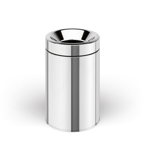 Pattumiera in acciaio inox lucido con secchiello e coperchio forato capienza 3Lt Lineabeta Sestei by CeramicStore | Lo specialista del tuo bagno