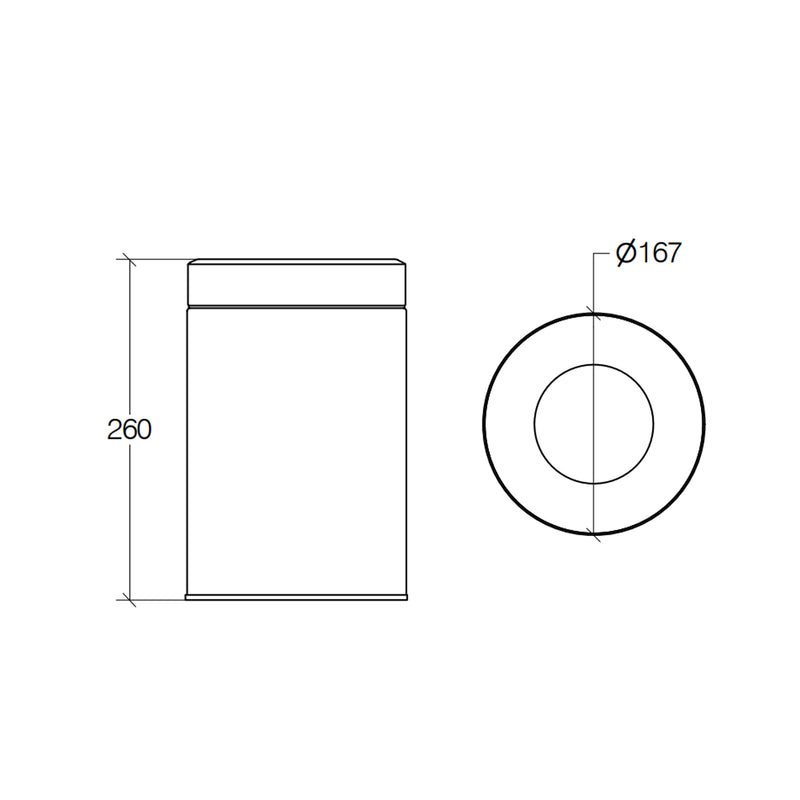 Pattumiera in acciaio inox lucido con secchiello e coperchio forato capienza 3Lt Lineabeta Sestei by CeramicStore | Lo specialista del tuo bagno