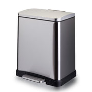 Pattumiera rettangolare con apertura a pedale Lineabeta Sestei Capienza 12 Lt by CeramicStore | Lo specialista del tuo bagno