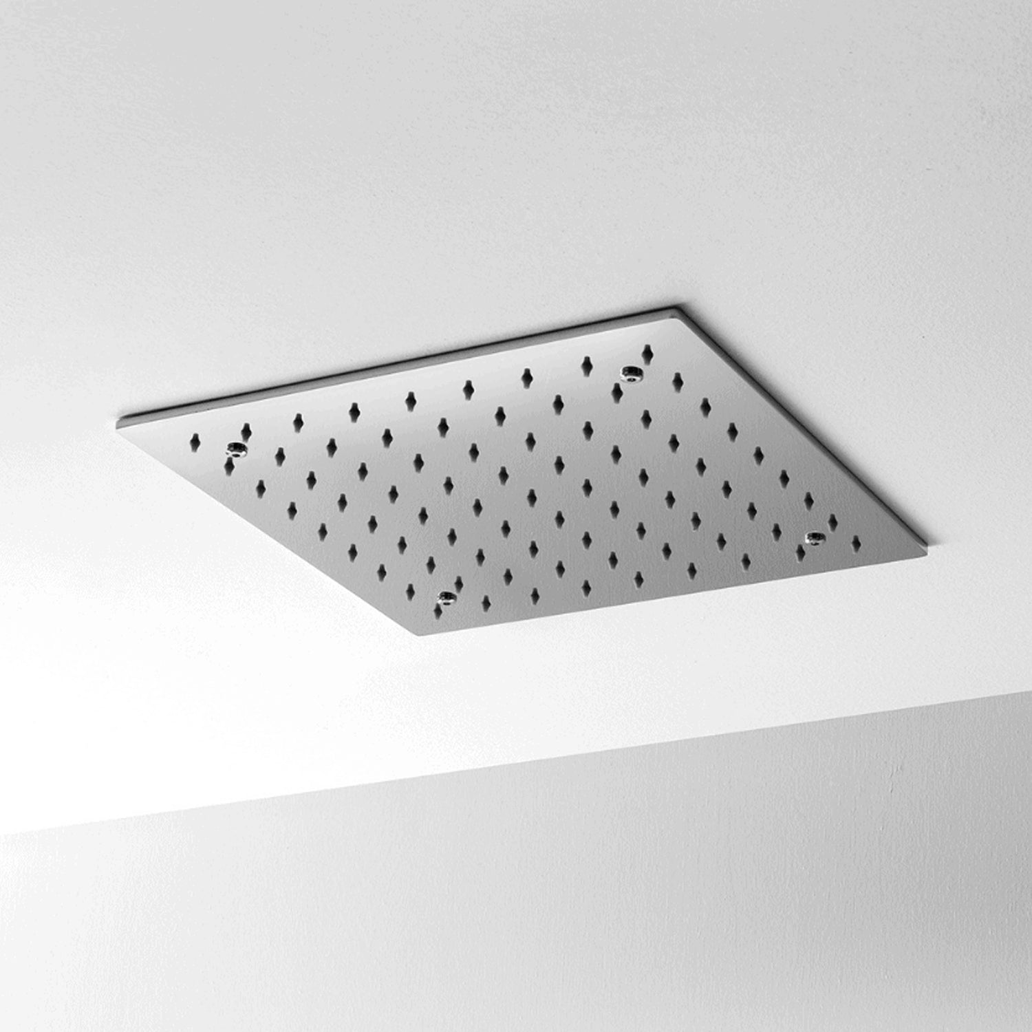 Soffione doccia acciaio inox quadrato 30X30 lucidato a specchio anticalcare by CeramicStore | Lo specialista del tuo bagno