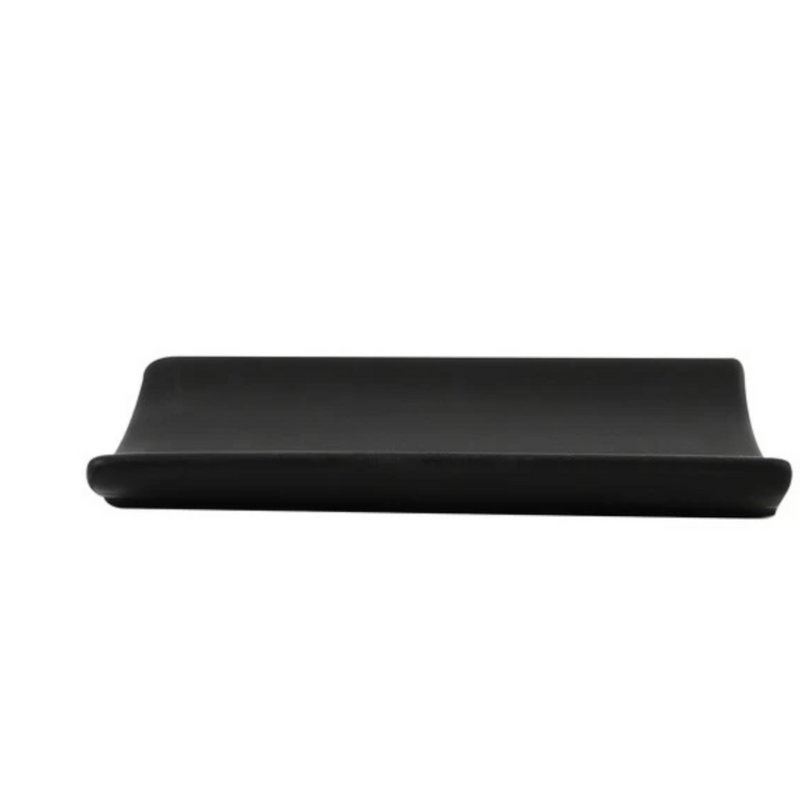 Porta Sapone in ceramica di colore nero collezione Athena