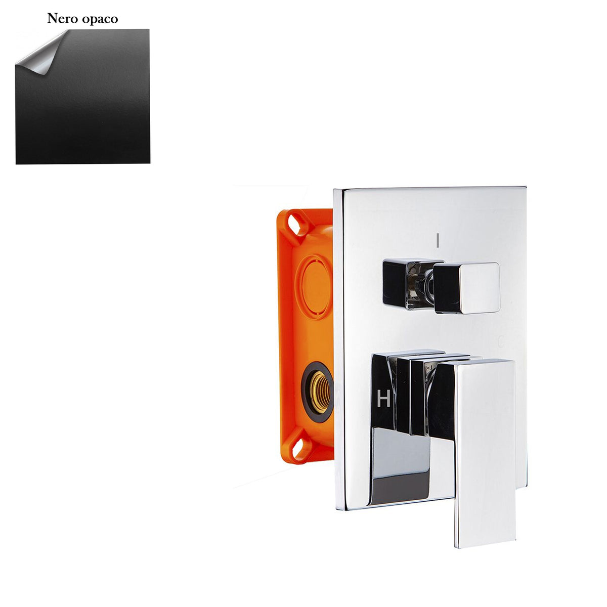 Built-in 2-way mixer with easy box and 40 cartridge black ...