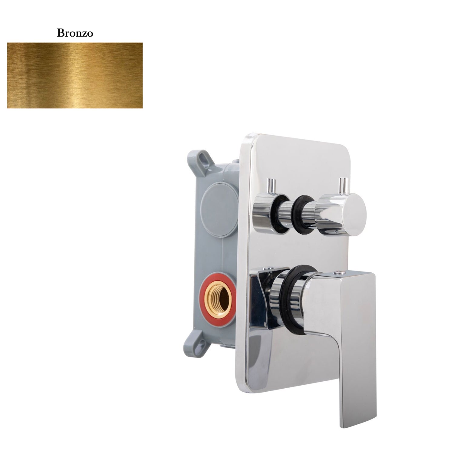 Miscelatore incasso 2 vie con easy box e cartuccia 40 bronzo by CeramicStore | Lo specialista del tuo bagno