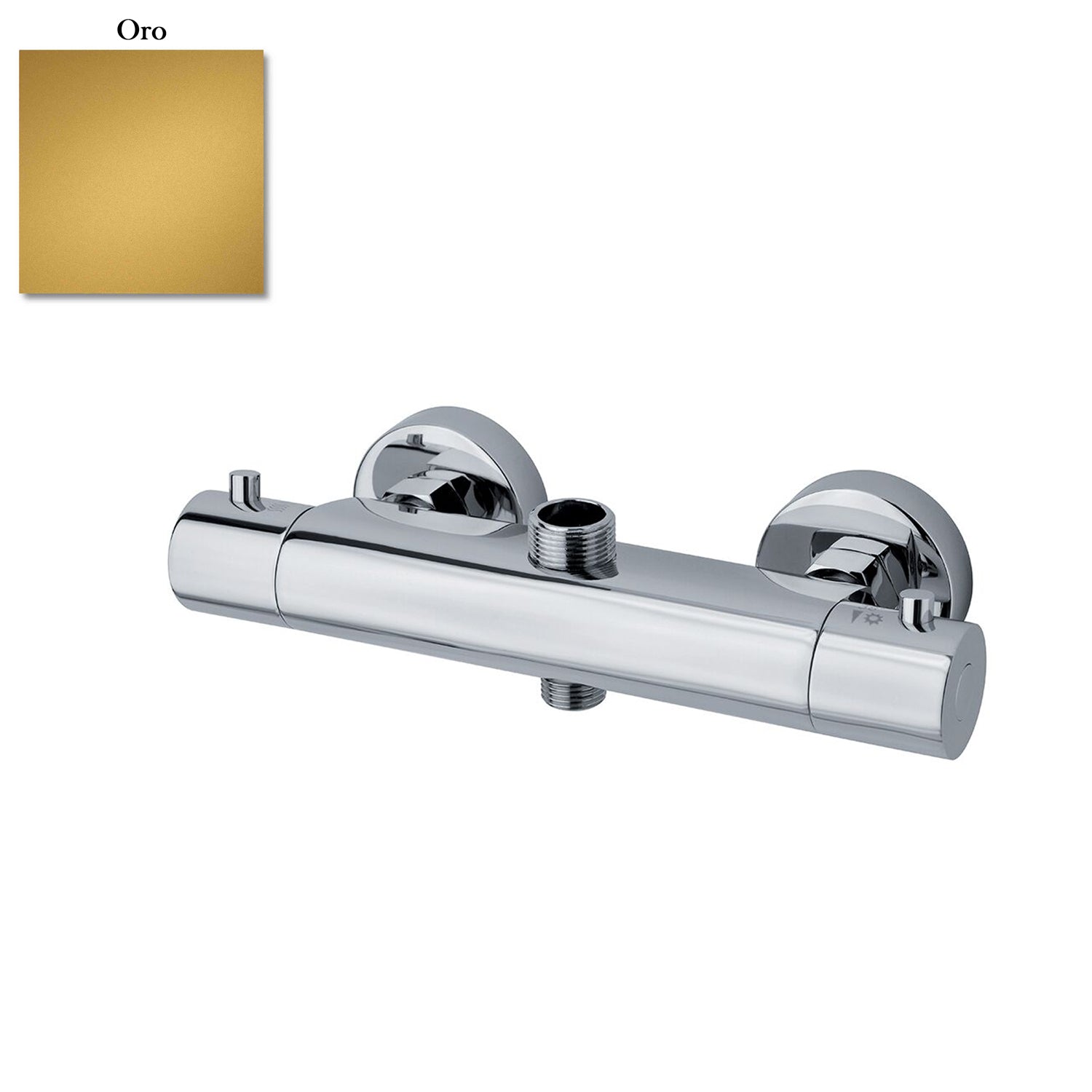Termostatico doccia esterno con deviatore oro by CeramicStore | Lo specialista del tuo bagno