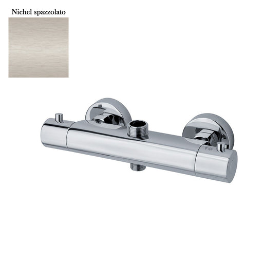 Termostatico doccia esterno con deviatore nichel by CeramicStore | Lo specialista del tuo bagno